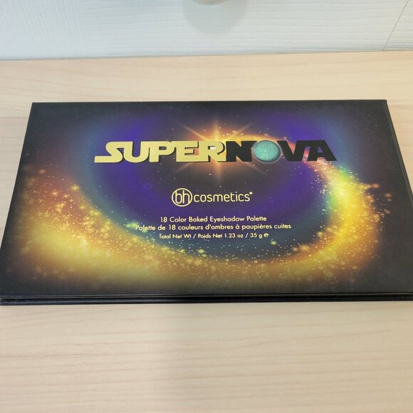 BH COSMETICS Supernova Space 18 Multi Color Baked Eyeshadow Palette NEW w/o Box